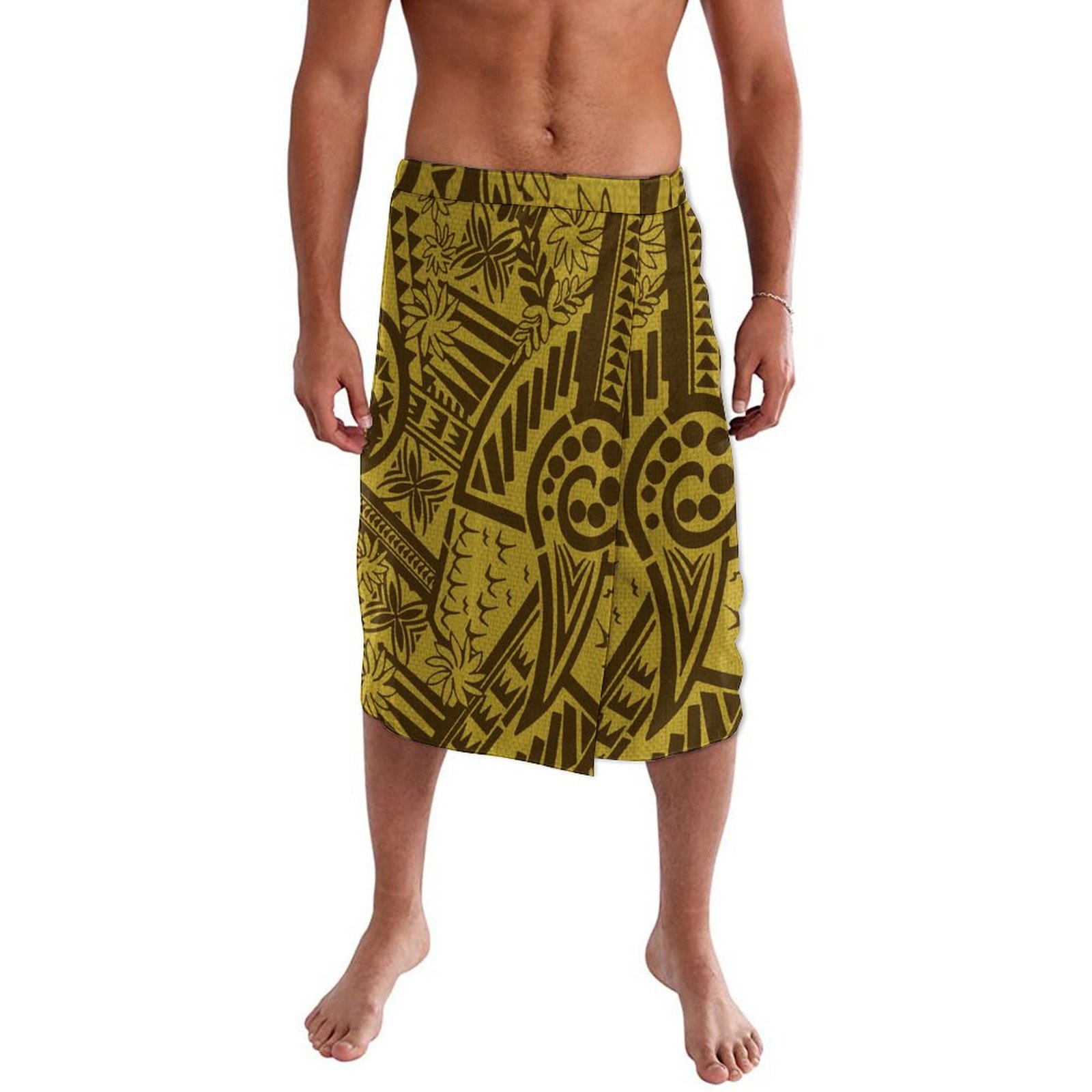 Hawaiian Men'S Wrap Dress Poly - Sarong Men Wrap avaliação e preço