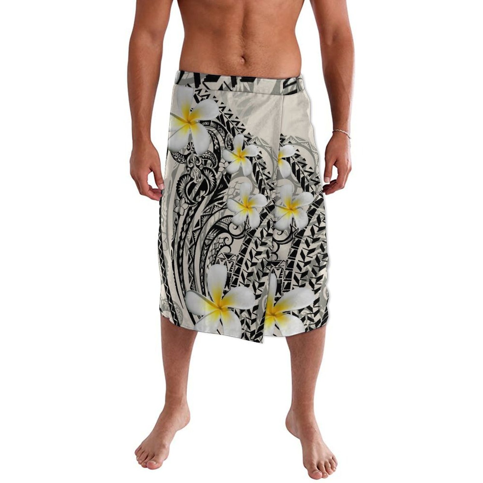 Hawaiian Men'S Wrap Dress Poly - Sarong Men Wrap avaliação e preço