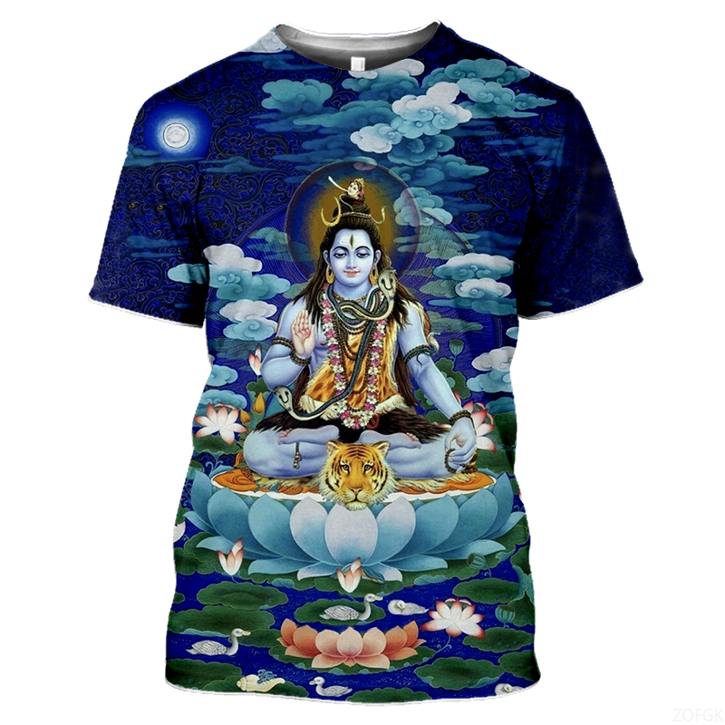 Summer Fashion Indian Deities  - Tee Graphic Print avaliação e preço