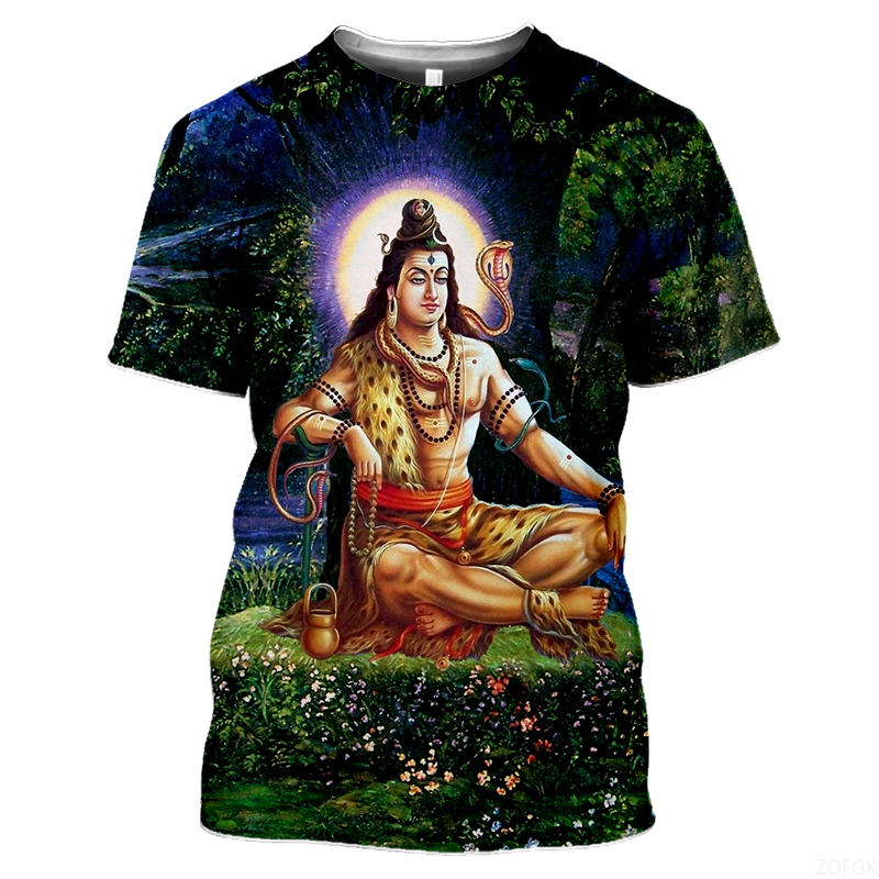 Summer Fashion Indian Deities  - Tee Graphic Print avaliação e preço
