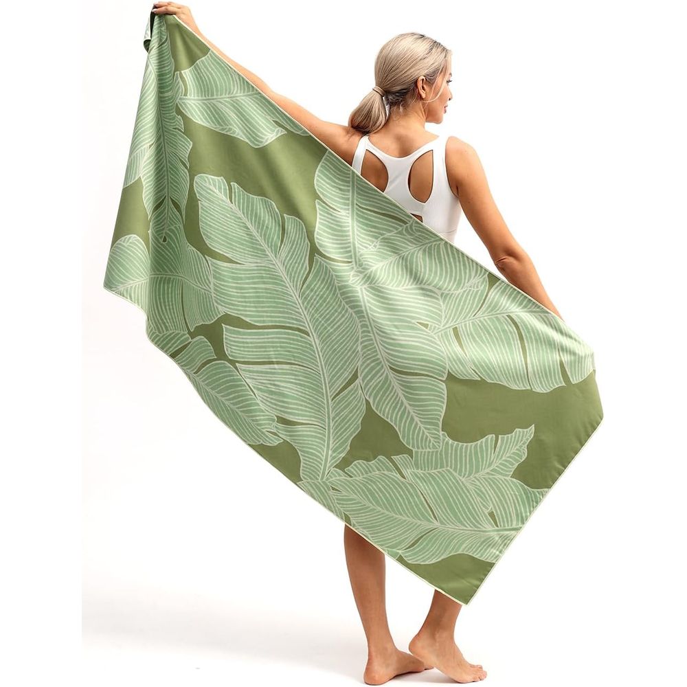 Large Quick-Dry Sand-Free Beac - Beach Towel Large avaliação e preço