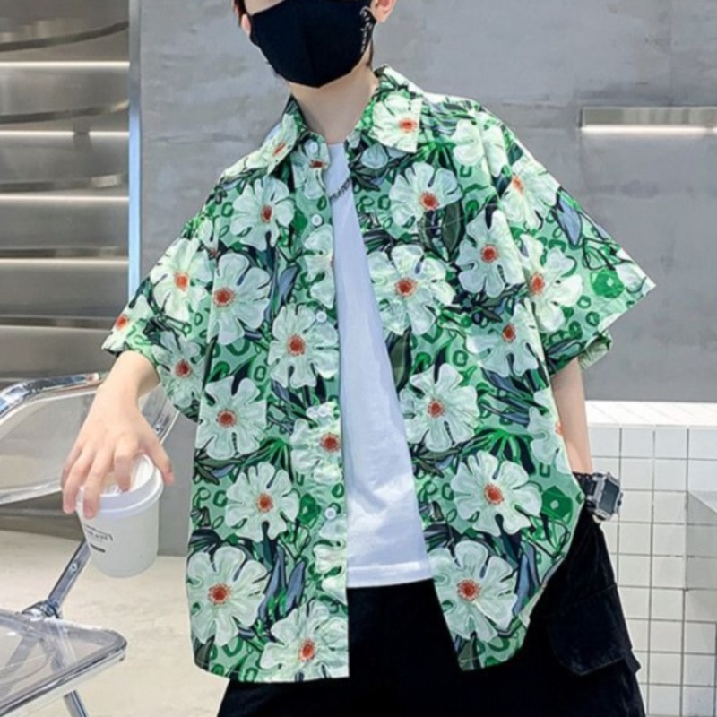 Boys' Floral Shirt Summer Set  - Resort Shirt Floral avaliação e preço
