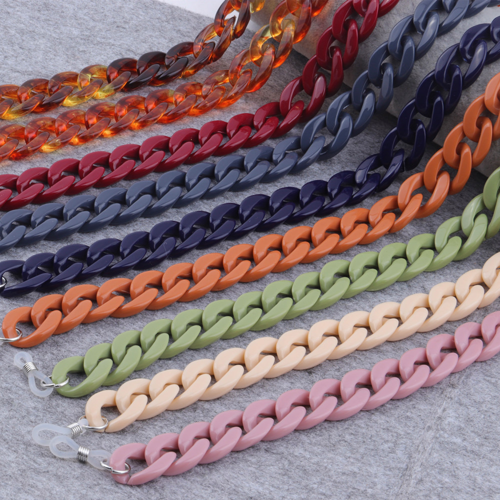New Fashion Acrylic Glasses Ch - Sunglass Retainer Cord avaliação e preço
