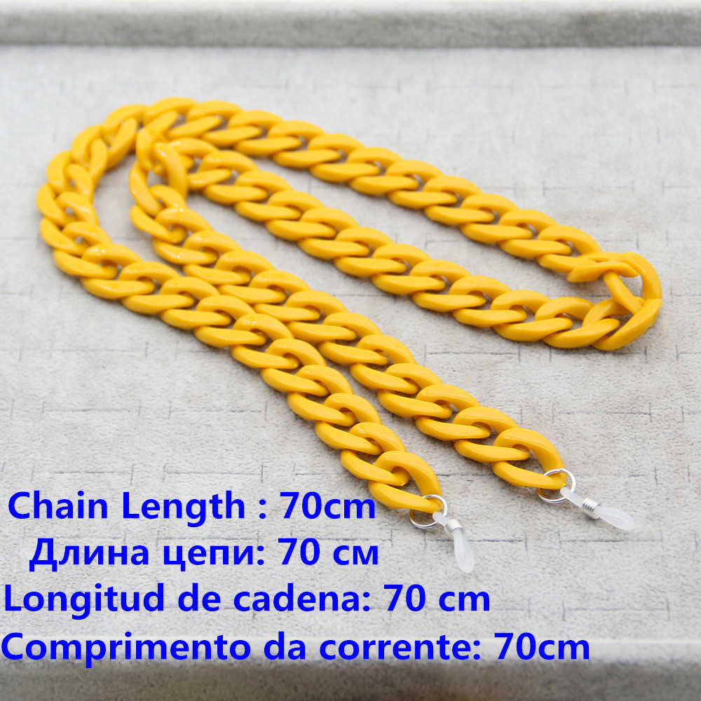 New Fashion Acrylic Glasses Ch - Sunglass Retainer Cord avaliação e preço