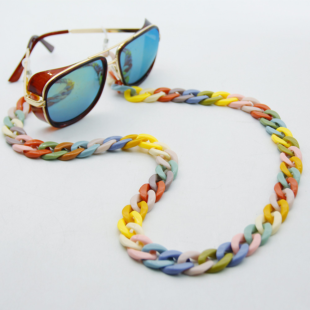New Fashion Acrylic Glasses Ch - Sunglass Retainer Cord avaliação e preço