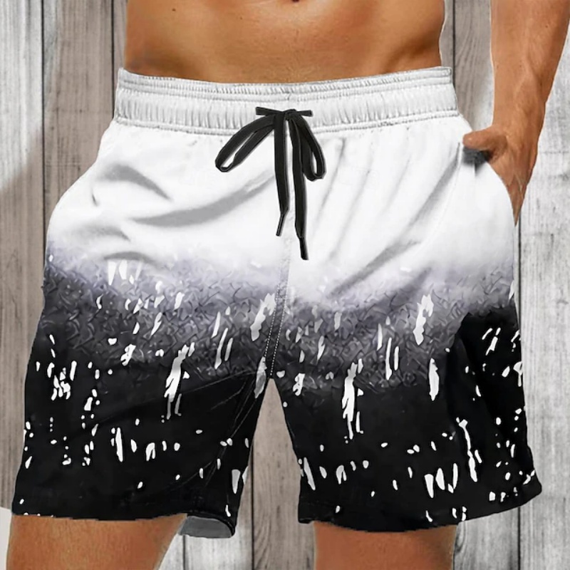 Gradient Colorful Graphic Swim - Trunks Board Surf avaliação e preço