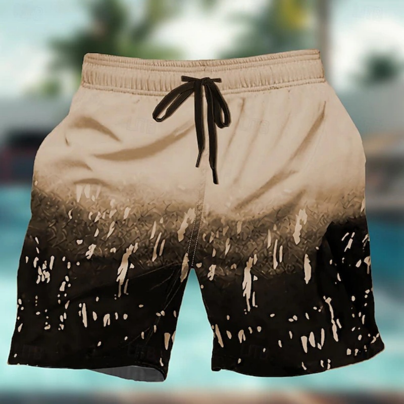 Gradient Colorful Graphic Swim - Trunks Board Surf avaliação e preço