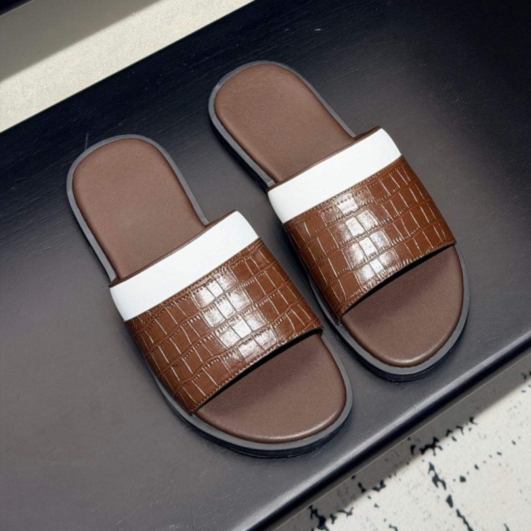 Handmade Cowhide Sandals Luxur - Flip Flop Leather Men avaliação e preço