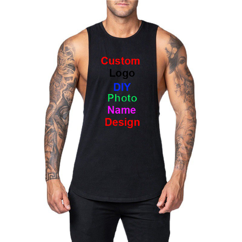 DIY Customized Logo Brand Gym  - Tank Top Muscle avaliação e preço