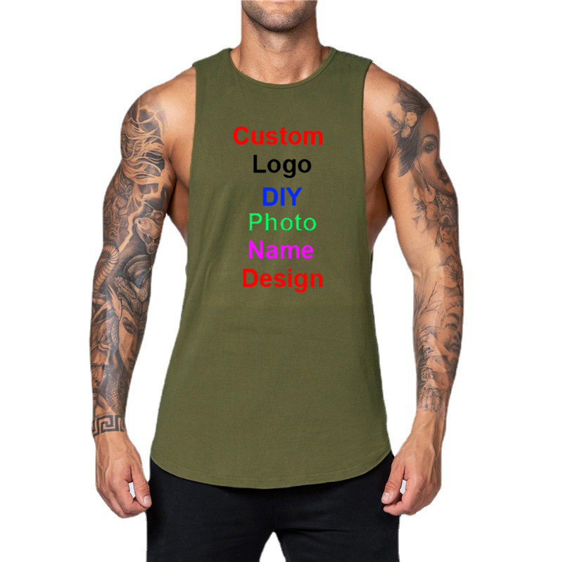 DIY Customized Logo Brand Gym  - Tank Top Muscle avaliação e preço