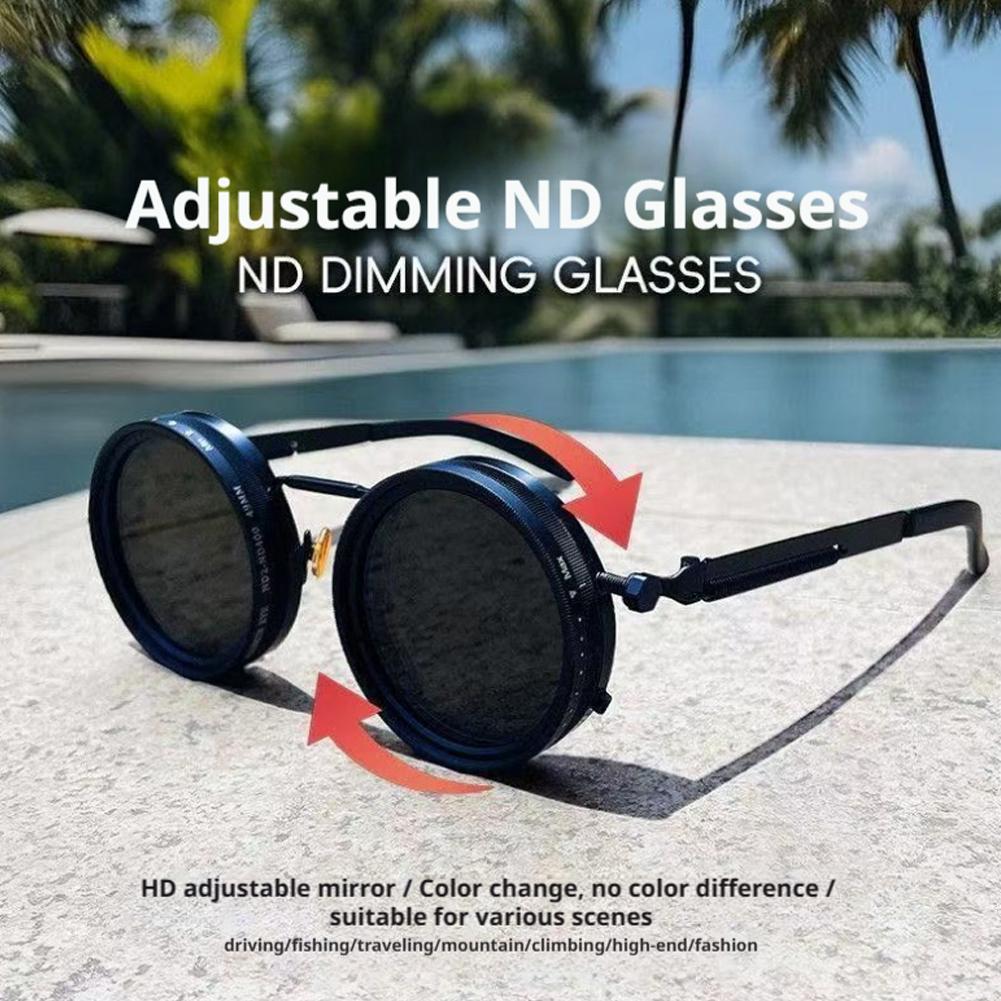Adjustable ND Polarized Sungla - Sunglasses Aviator Polarized avaliação e preço