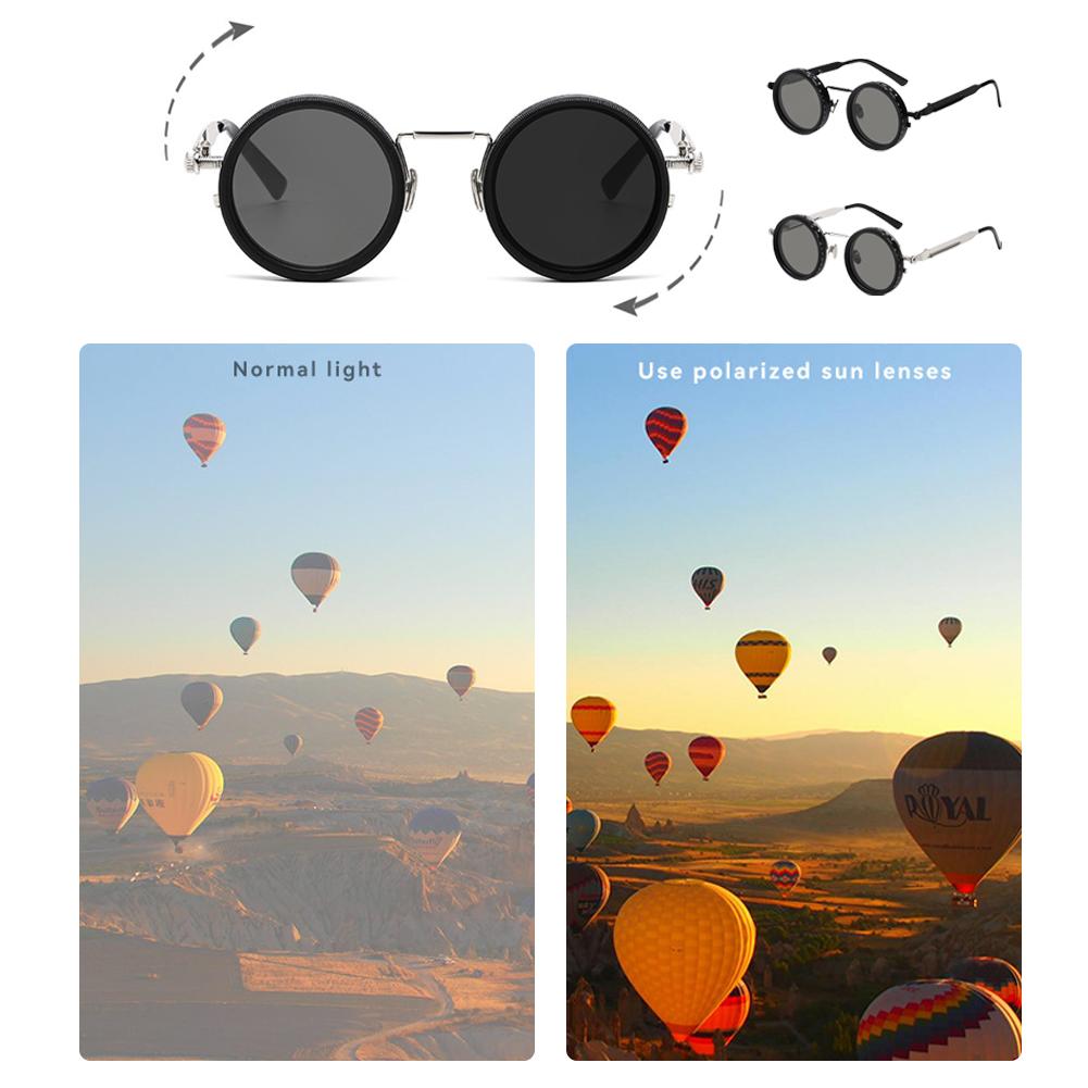 Adjustable ND Polarized Sungla - Sunglasses Aviator Polarized avaliação e preço