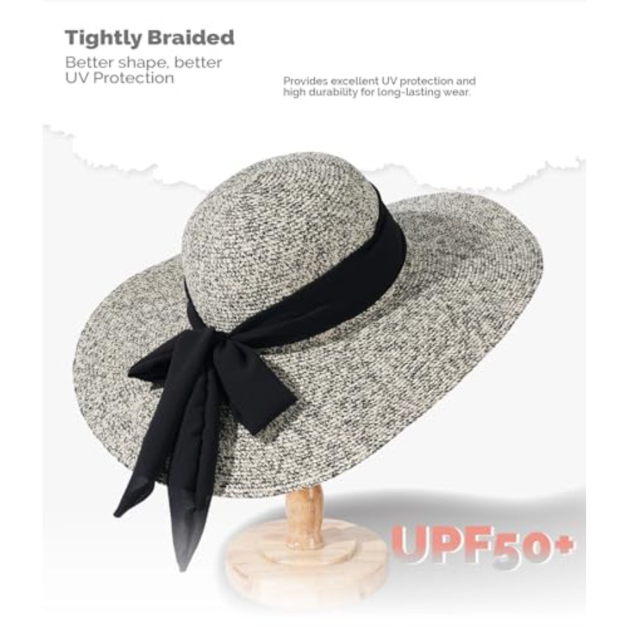 Hat Hut Wide Brim Beach Sun Ha - Packable Hat Nylon avaliação e preço