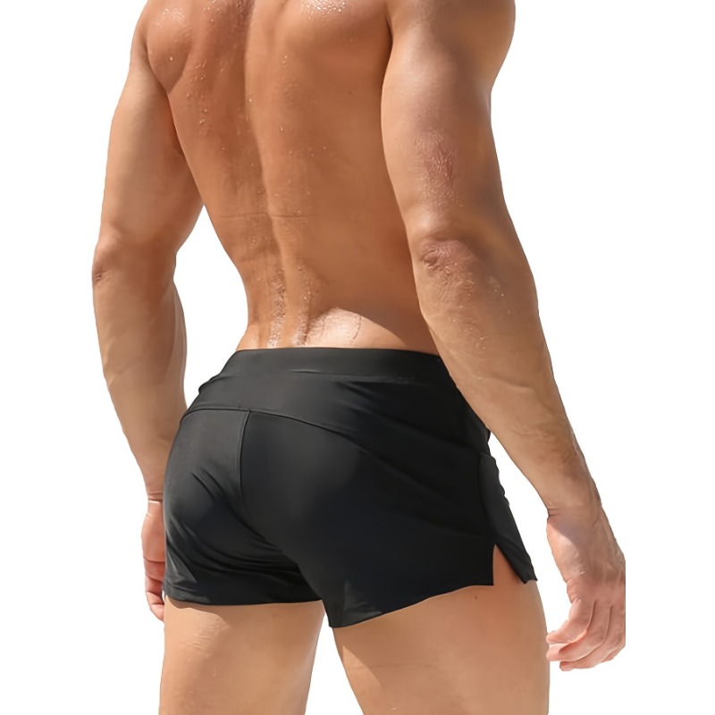 Stretchy Nylon & Elastane Men' - Swim Trunk Quick Dry avaliação e preço