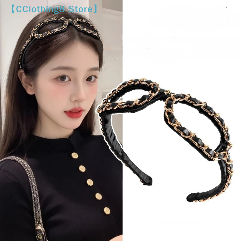 Vintage Chain Leather Headband - Sunglass Retainer Cord avaliação e preço