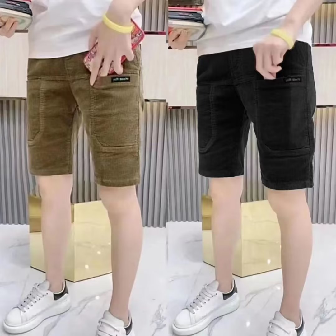 Slim Fit Summer Thin Corduroy  - Shorts Chino Slim avaliação e preço