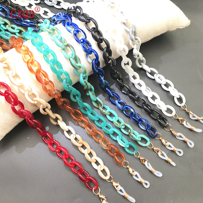 Fashion Women Acrylic Eyeglass - Sunglass Retainer Cord avaliação e preço