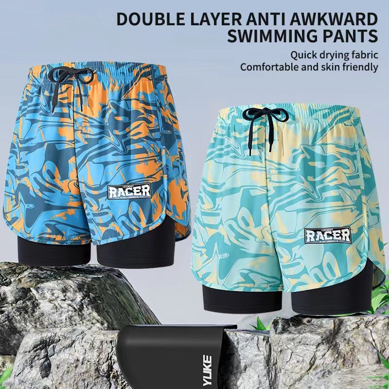 Swimming Trunks Adult Double L - Swim Trunk Quick Dry avaliação e preço