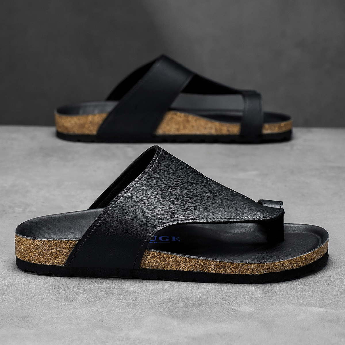 Big Size 48 49 Cork Slippers M - Flip Flop Leather Men avaliação e preço
