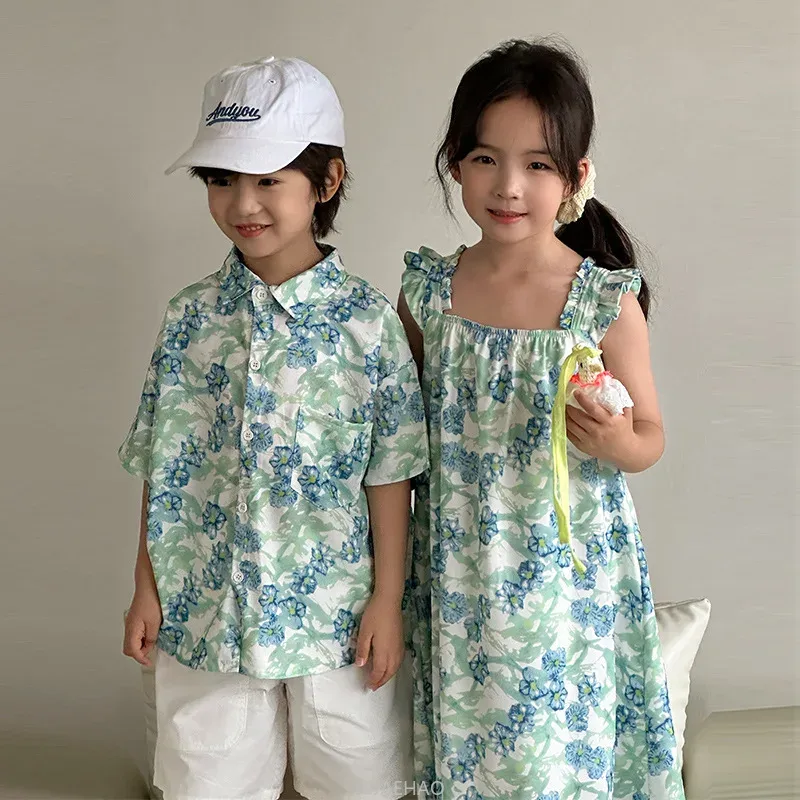 Look Boys Shirts Korean Childr - Resort Shirt Floral avaliação e preço