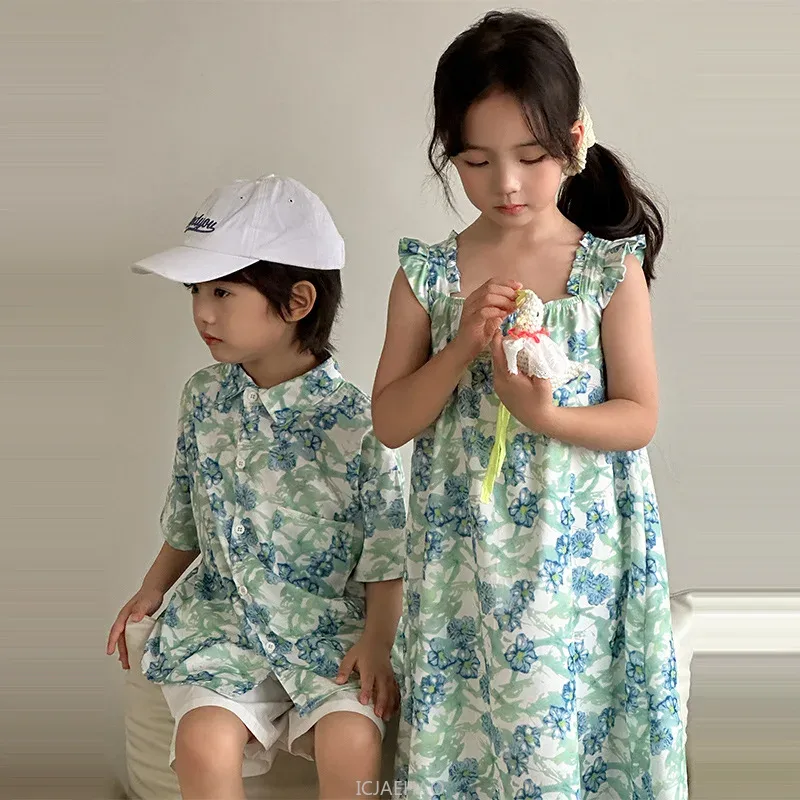 Look Boys Shirts Korean Childr - Resort Shirt Floral avaliação e preço