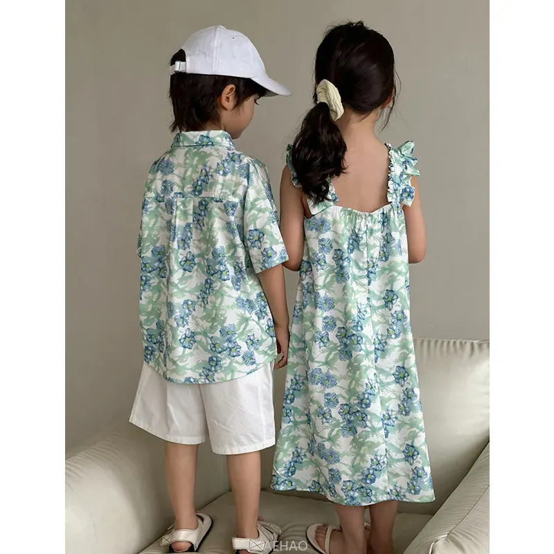 Look Boys Shirts Korean Childr - Resort Shirt Floral avaliação e preço