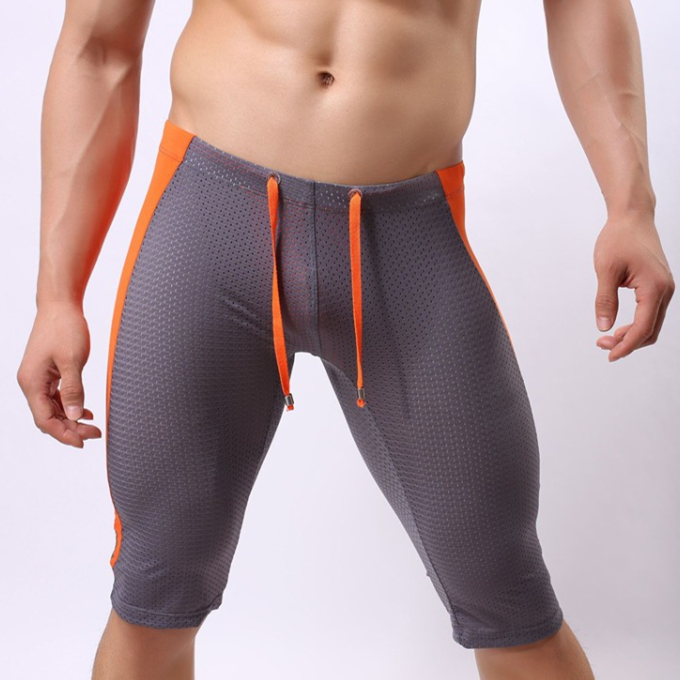 Sexy Mesh Board Shorts Men Swi - Trunks Board Surf avaliação e preço