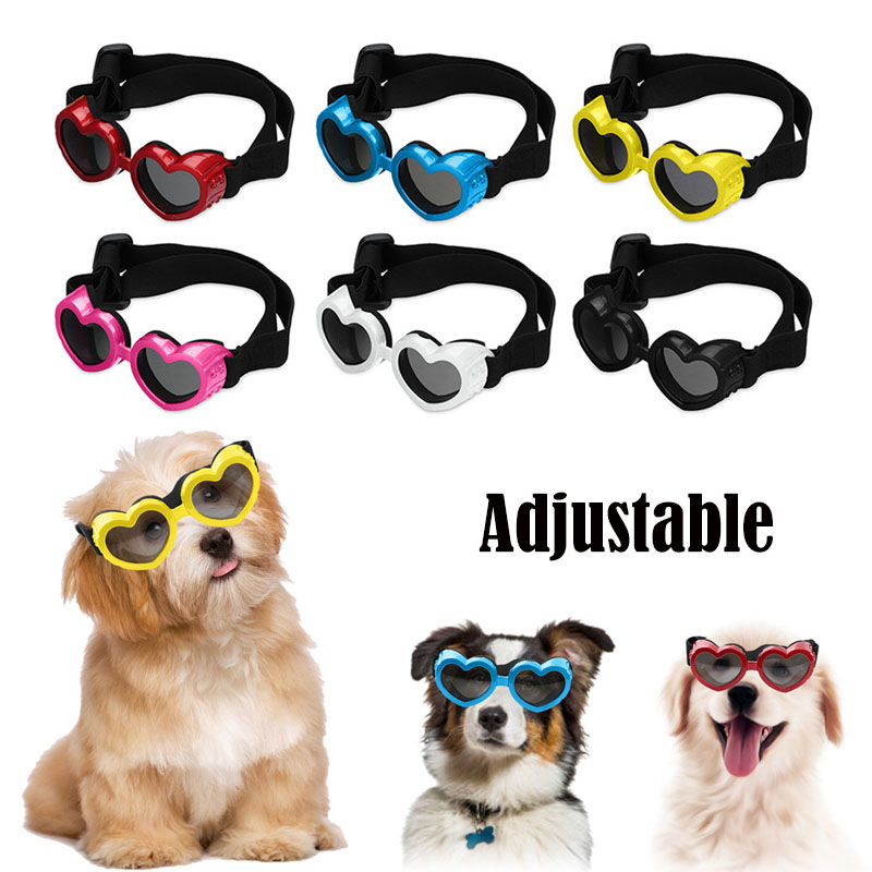 1 PC Heart-shaped Small Dog Su - Sunglass Retainer Cord avaliação e preço