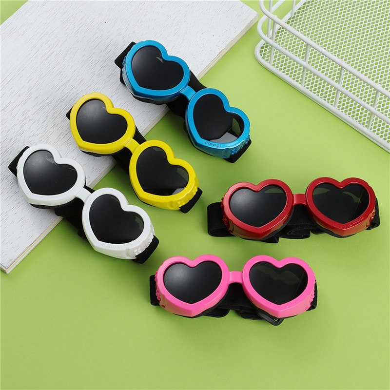 1 PC Heart-shaped Small Dog Su - Sunglass Retainer Cord avaliação e preço