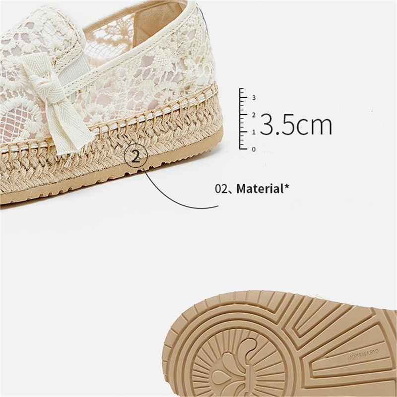 Joy&Mario Platform Women Loafe - Espadrille Slip On avaliação e preço