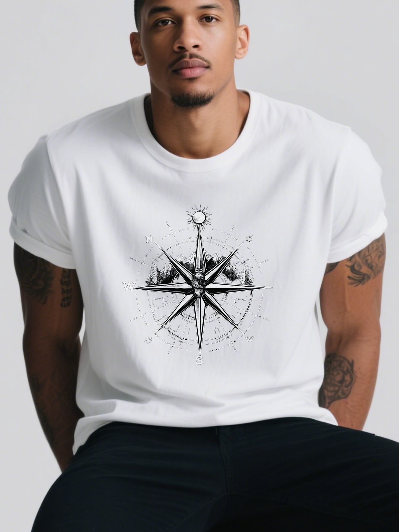 Men's Cotton T-Shirt Soft Brea - Linen Shirt Breathable avaliação e preço