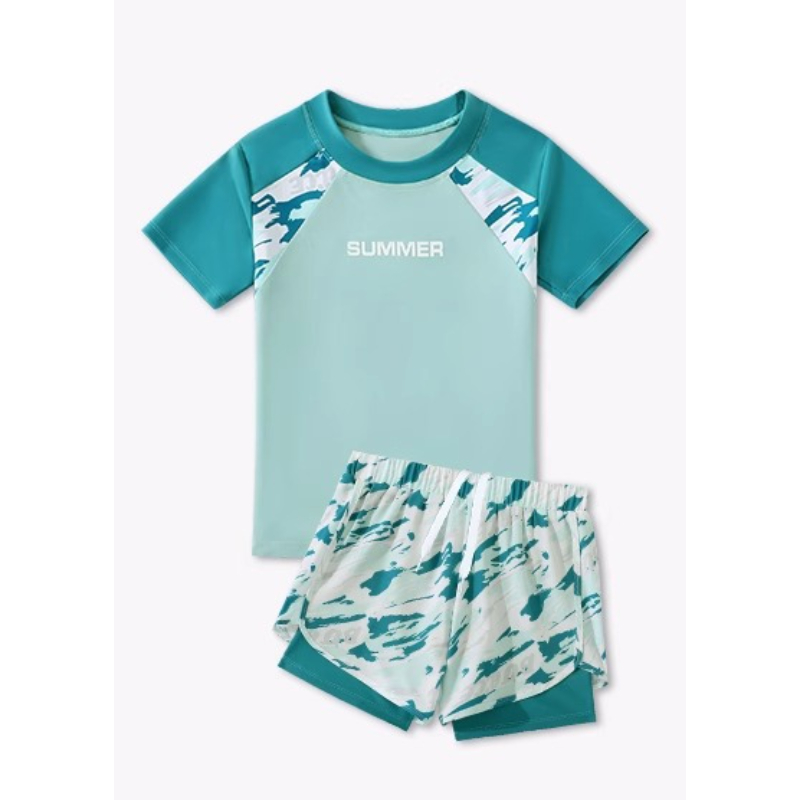 2026 New Boys Two Piece Swimsu - Swim Trunk Quick Dry avaliação e preço