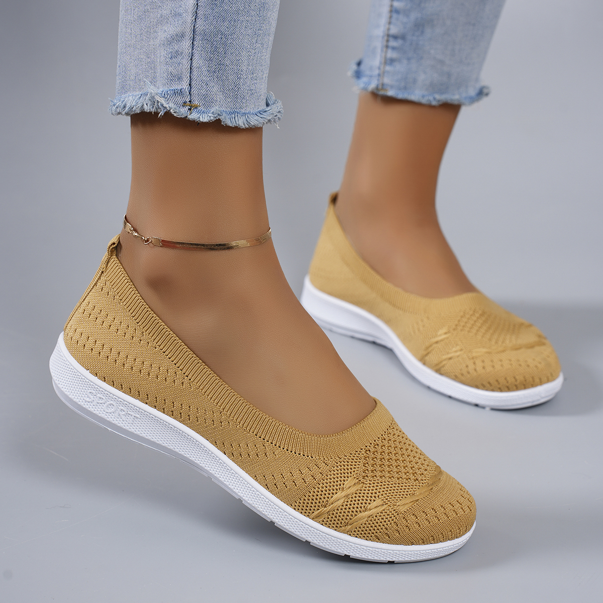 Women's summer breathable mesh - Espadrille Slip On avaliação e preço