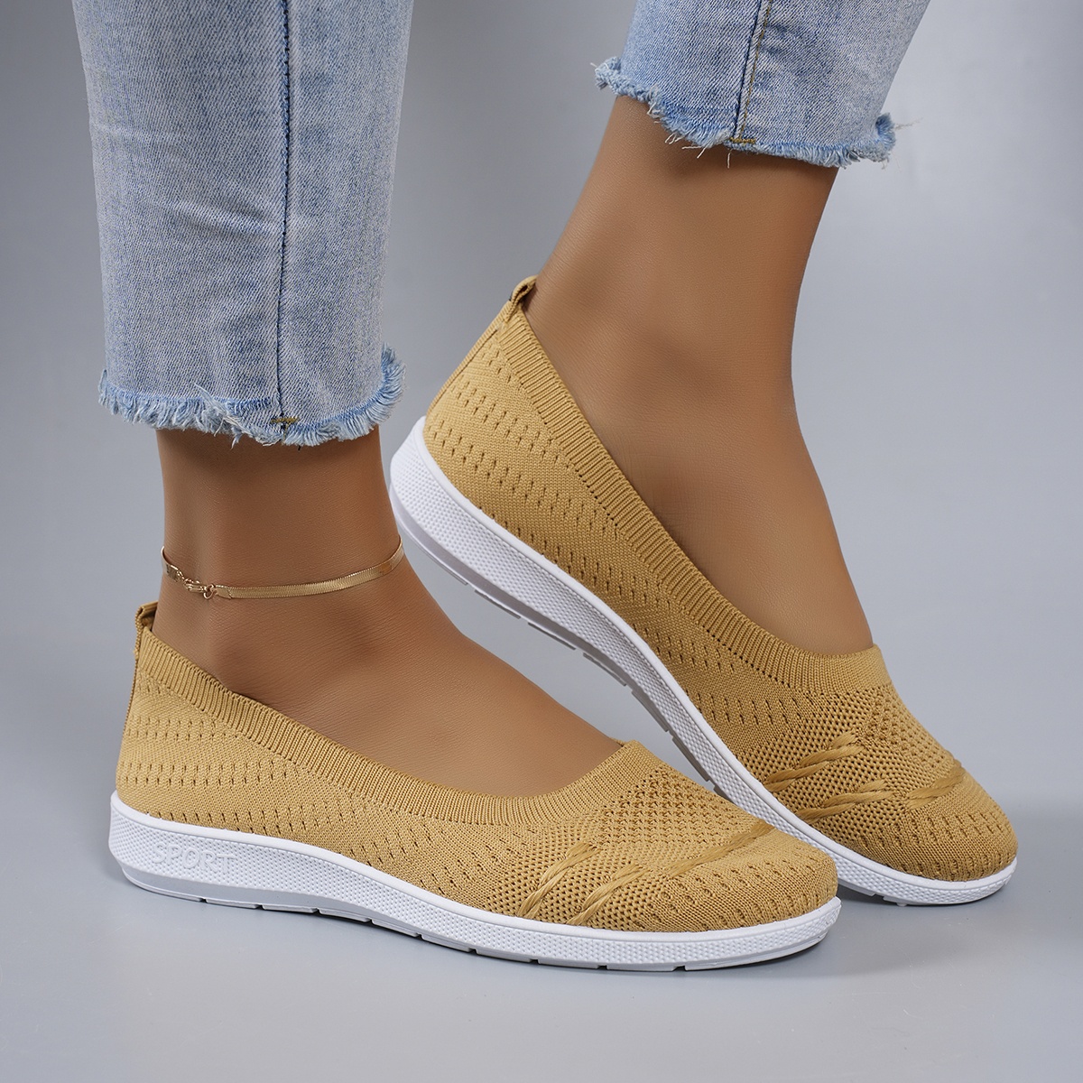 Women's summer breathable mesh - Espadrille Slip On avaliação e preço