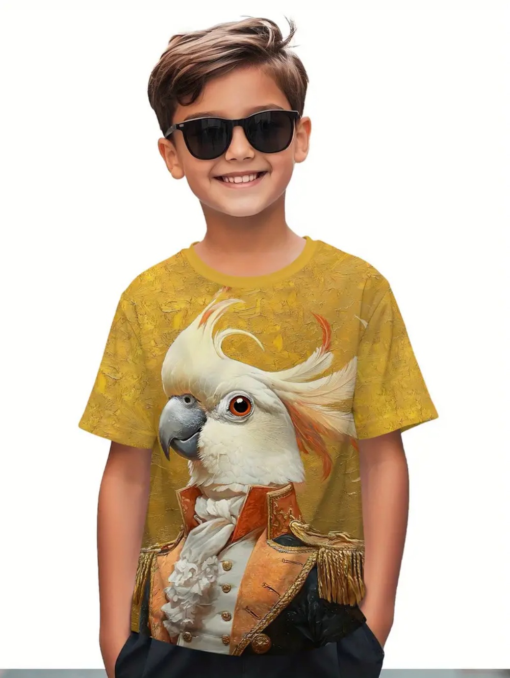 Kids' Tropical Macaw Parrots B - Tee Graphic Print avaliação e preço