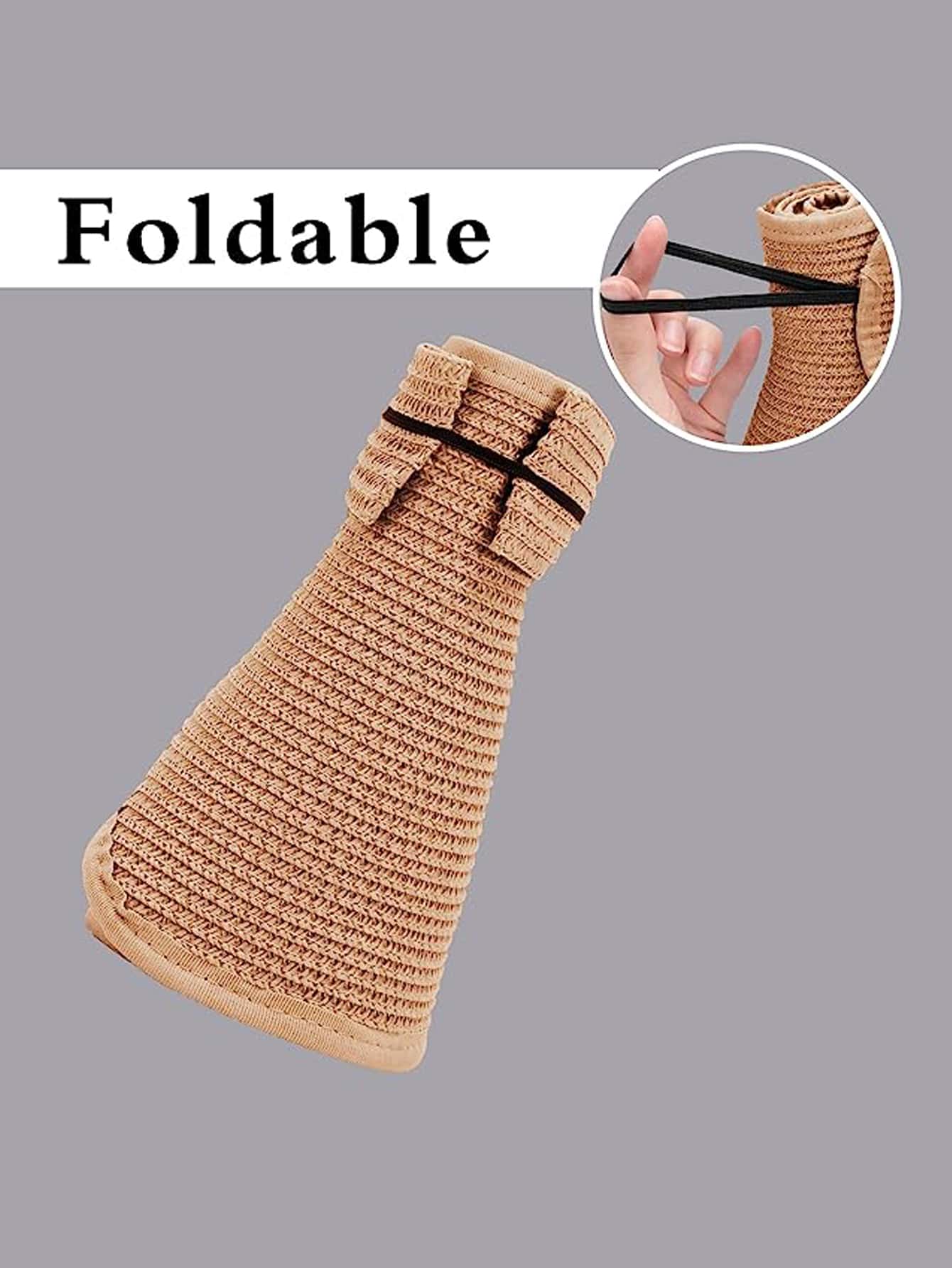 Sun Visor Hats For Women Wide  - Packable Hat Nylon avaliação e preço