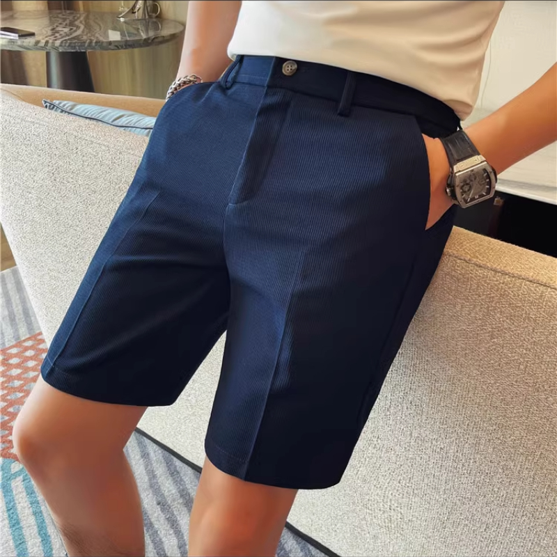 Men's Elastic Waist Summer Sho - Shorts Chino Slim avaliação e preço