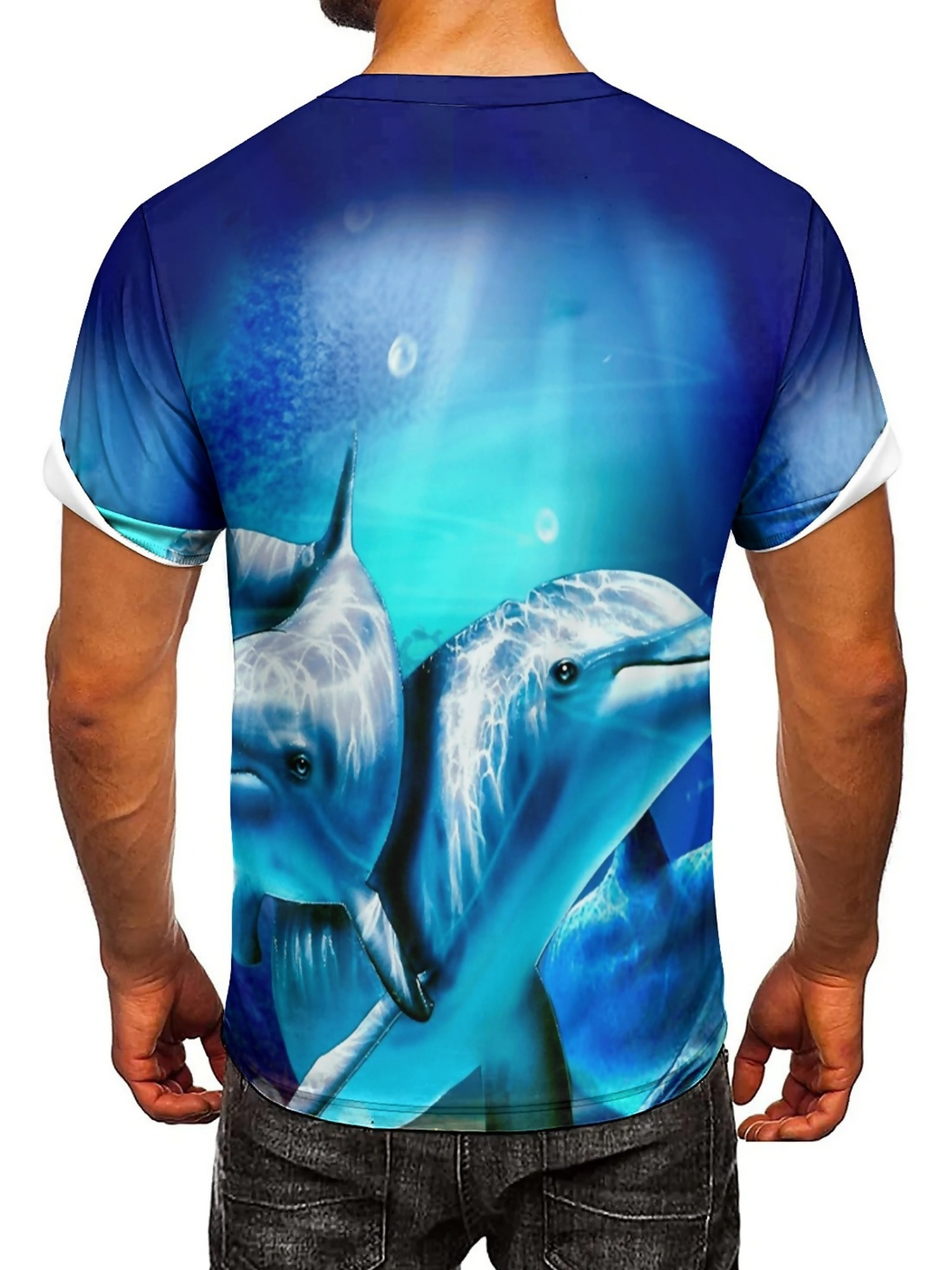 Men'S Ocean Animal Dolphin Pri - Tee Graphic Print avaliação e preço