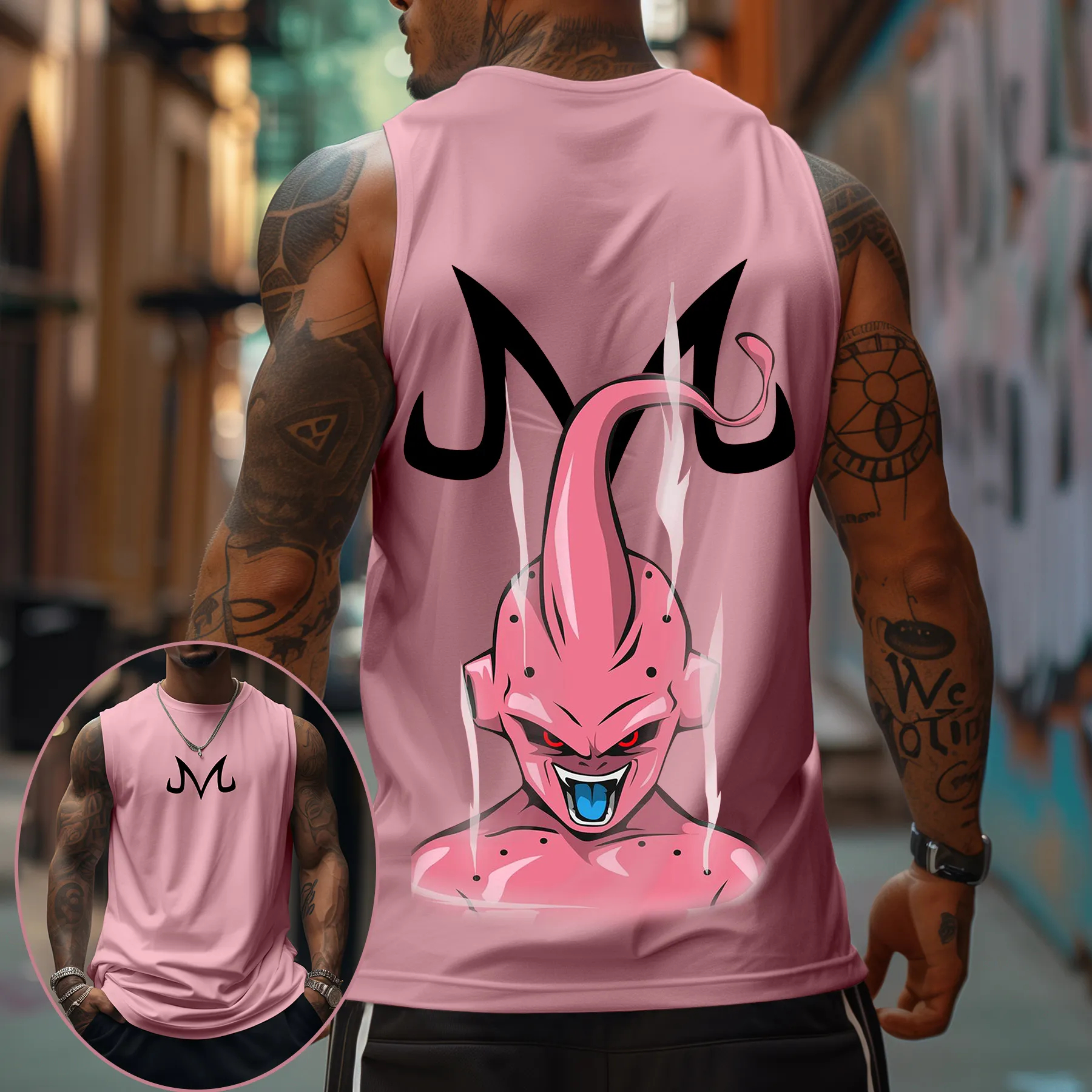 Majin Buu Dragon Ball Anime Pr - Tank Top Muscle avaliação e preço