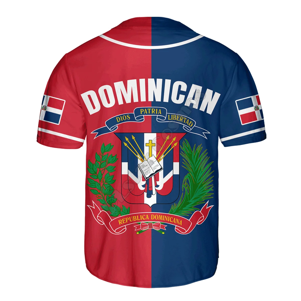 Dominican Half & Half Customiz - Shirt Camp Collar avaliação e preço
