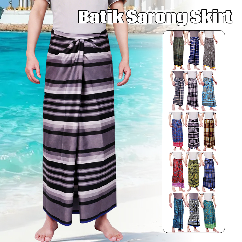 Men Women Batik Sarong Skirt E - Sarong Men Wrap avaliação e preço