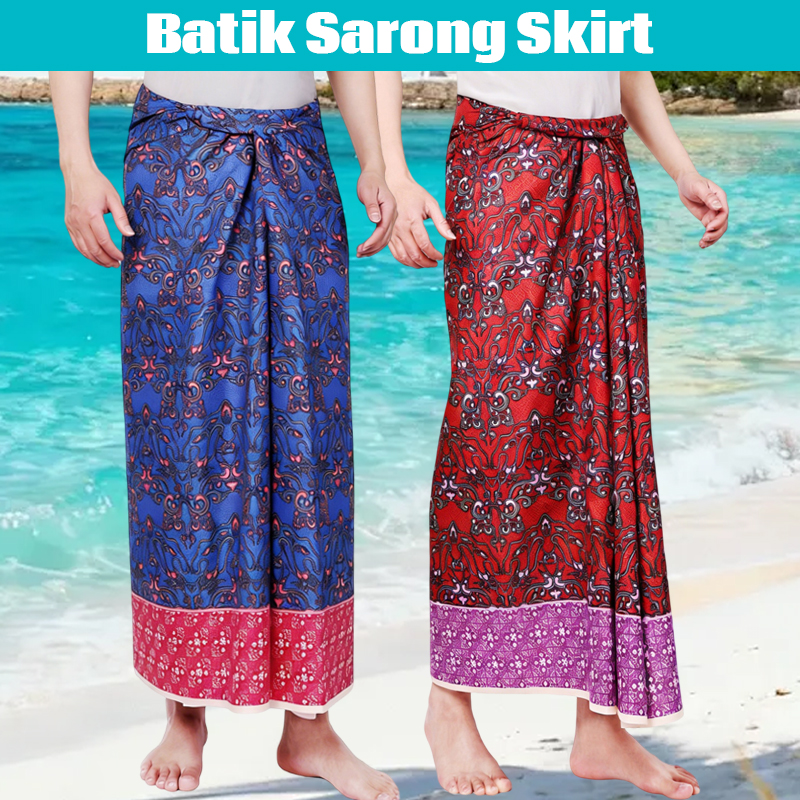 Men Women Batik Sarong Skirt E - Sarong Men Wrap avaliação e preço