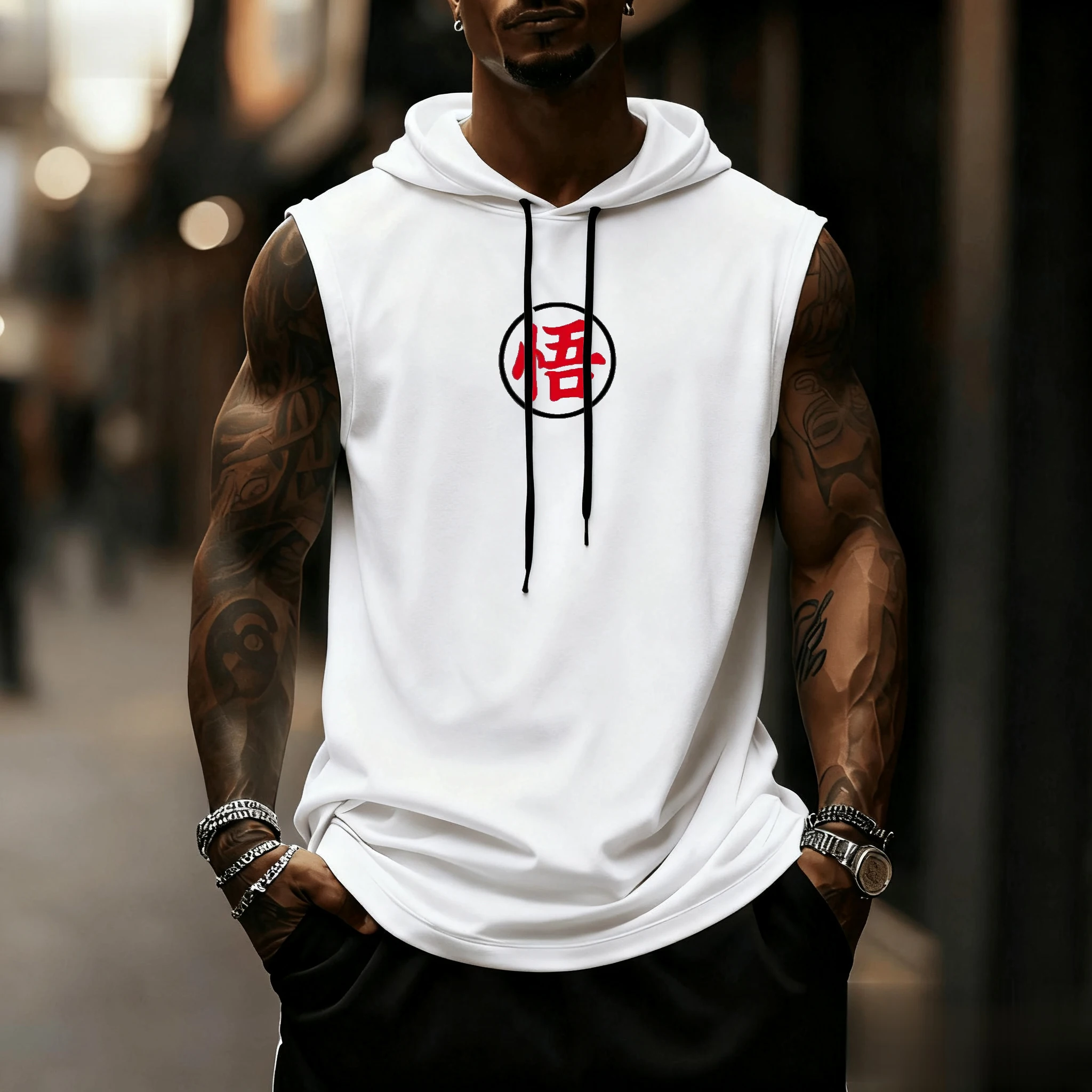 Dragon Ball Goku Anime Men Tan - Tank Top Muscle avaliação e preço