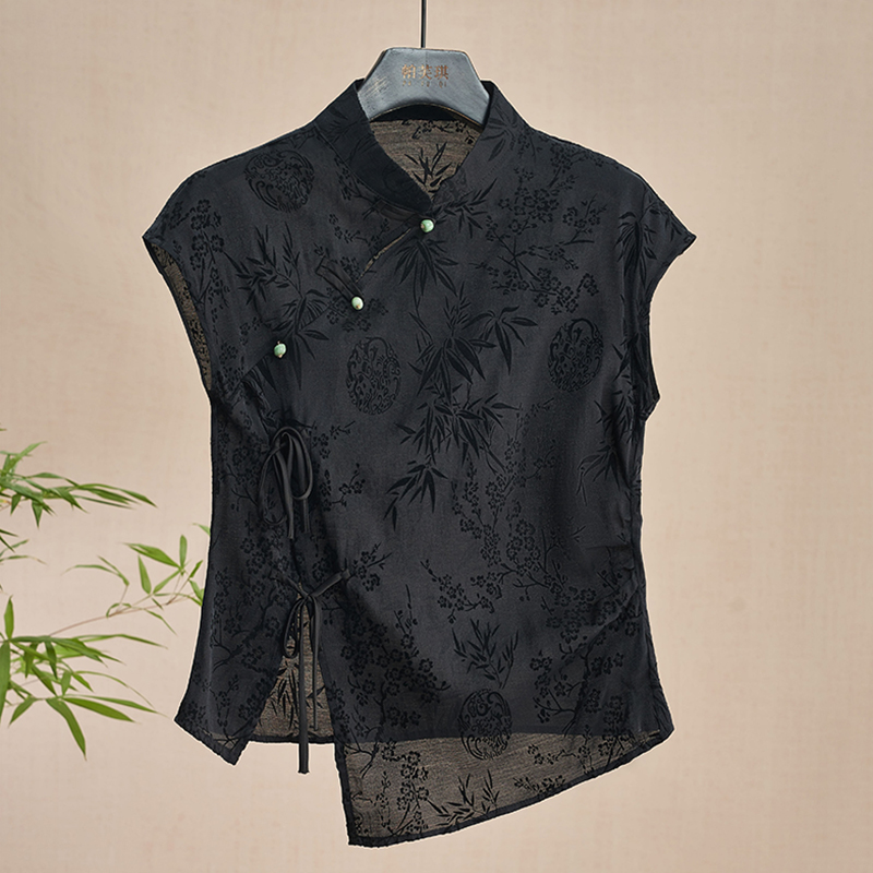 Retro Thin Shirt New Chinese S - Shirt Camp Collar avaliação e preço