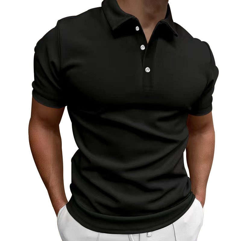 Casual Slim Fit Shirt Short Sl - Polo Shirt Pique avaliação e preço