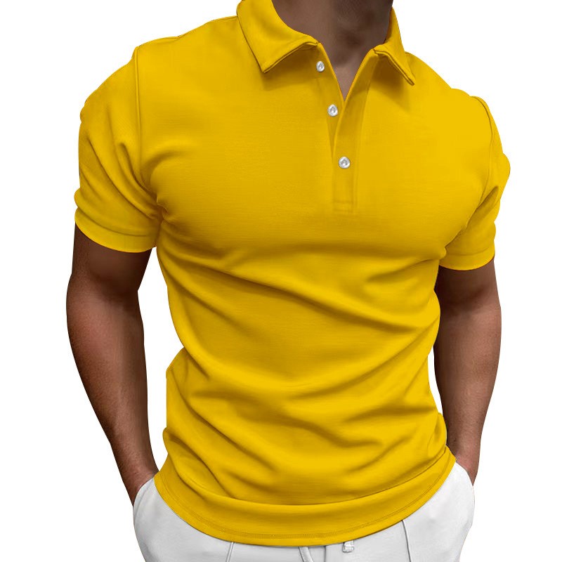 Casual Slim Fit Shirt Short Sl - Polo Shirt Pique avaliação e preço