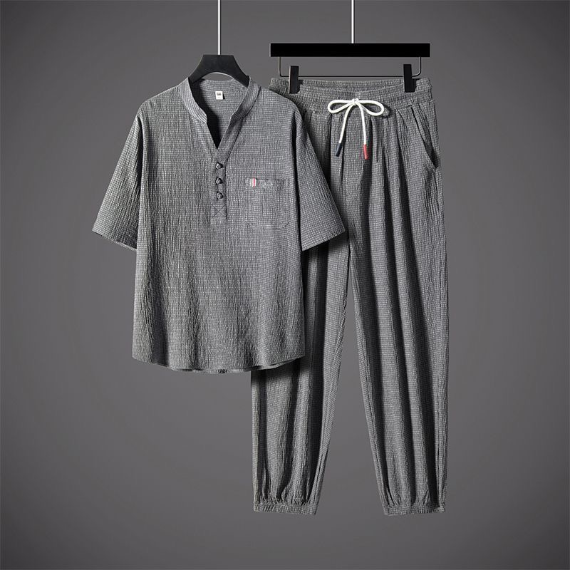 New Summer Fashion Trendy Cott - Linen Shirt Breathable avaliação e preço