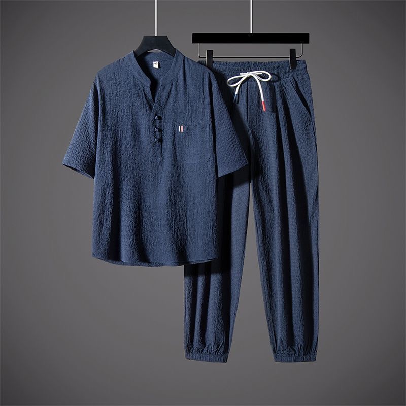 New Summer Fashion Trendy Cott - Linen Shirt Breathable avaliação e preço