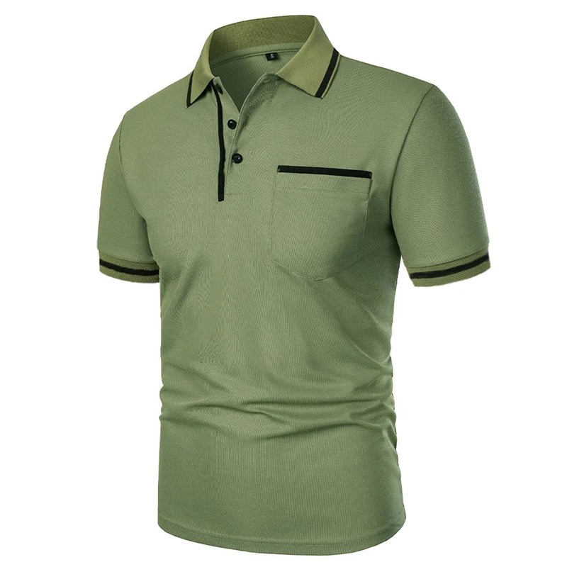 Summer Men's Short Sleeve Brea - Polo Shirt Pique avaliação e preço