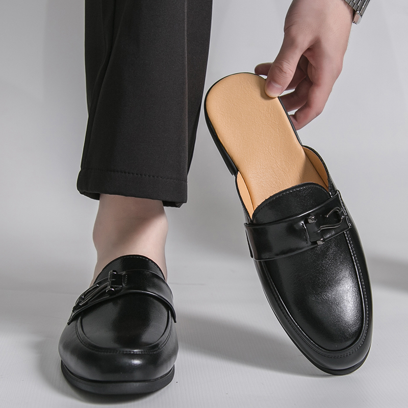 Designer Patent Leather Mens M - Flip Flop Leather Men avaliação e preço